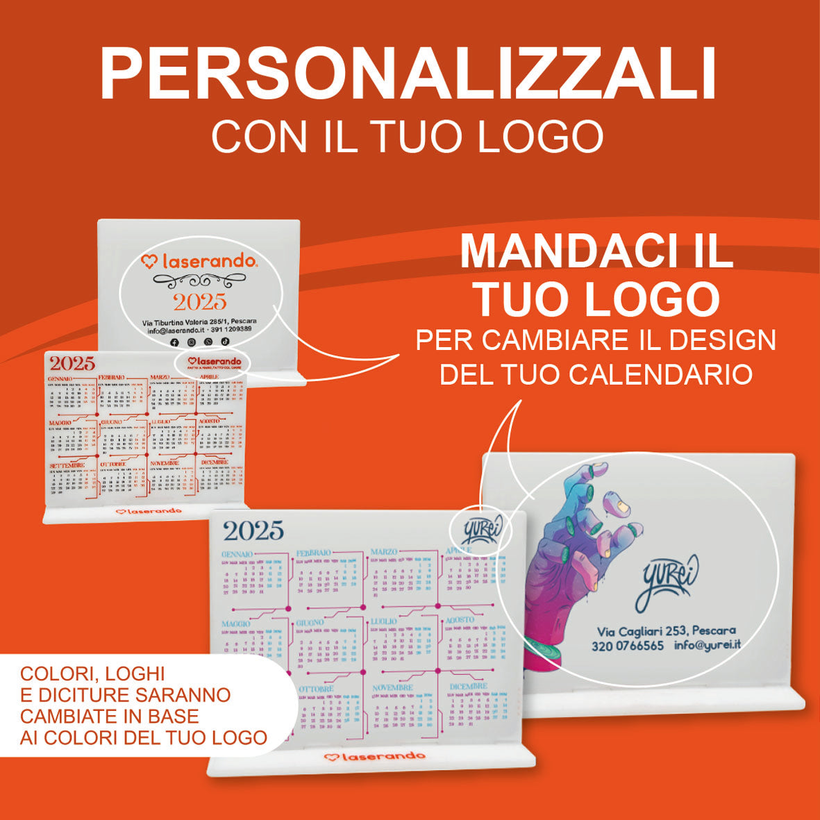 Calendario Personalizzabile con Base