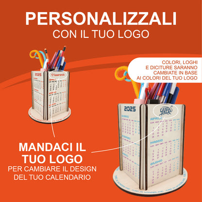 Calendario Porta Penne Personalizzabile