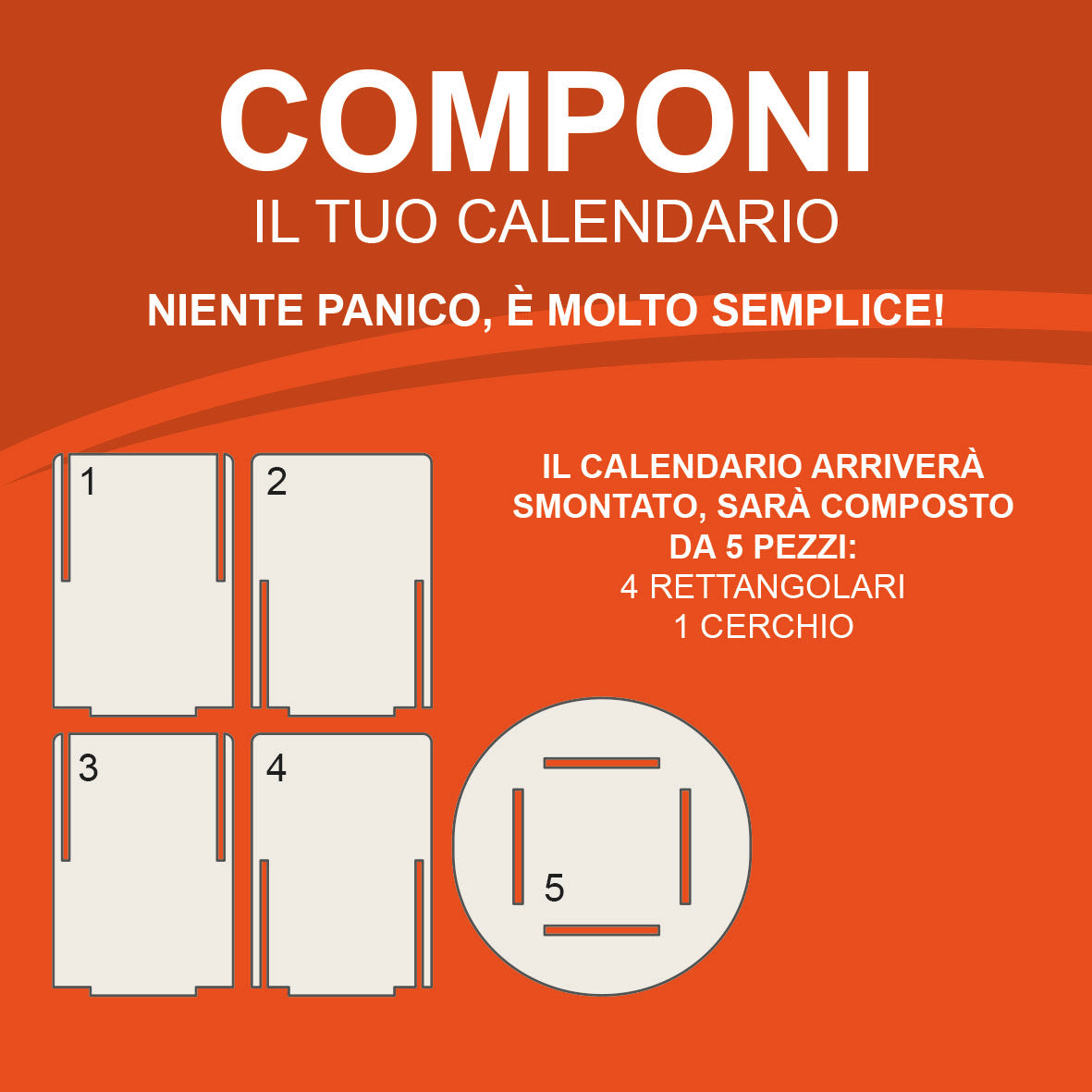 Calendario Porta Penne Personalizzabile