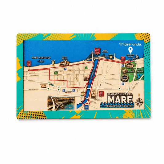 Quadretto Mappa Maratonina del Mare 2026