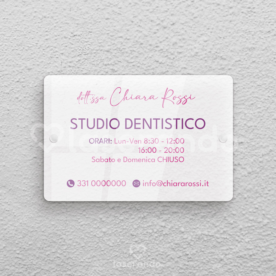 Printed Plaque