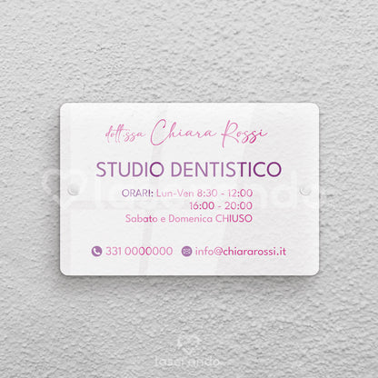 Printed Plaque