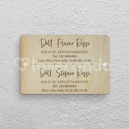Printed Plaque